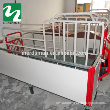 International Standard Livestock pig farm breeding equipment sow positioning bar with feeding trough